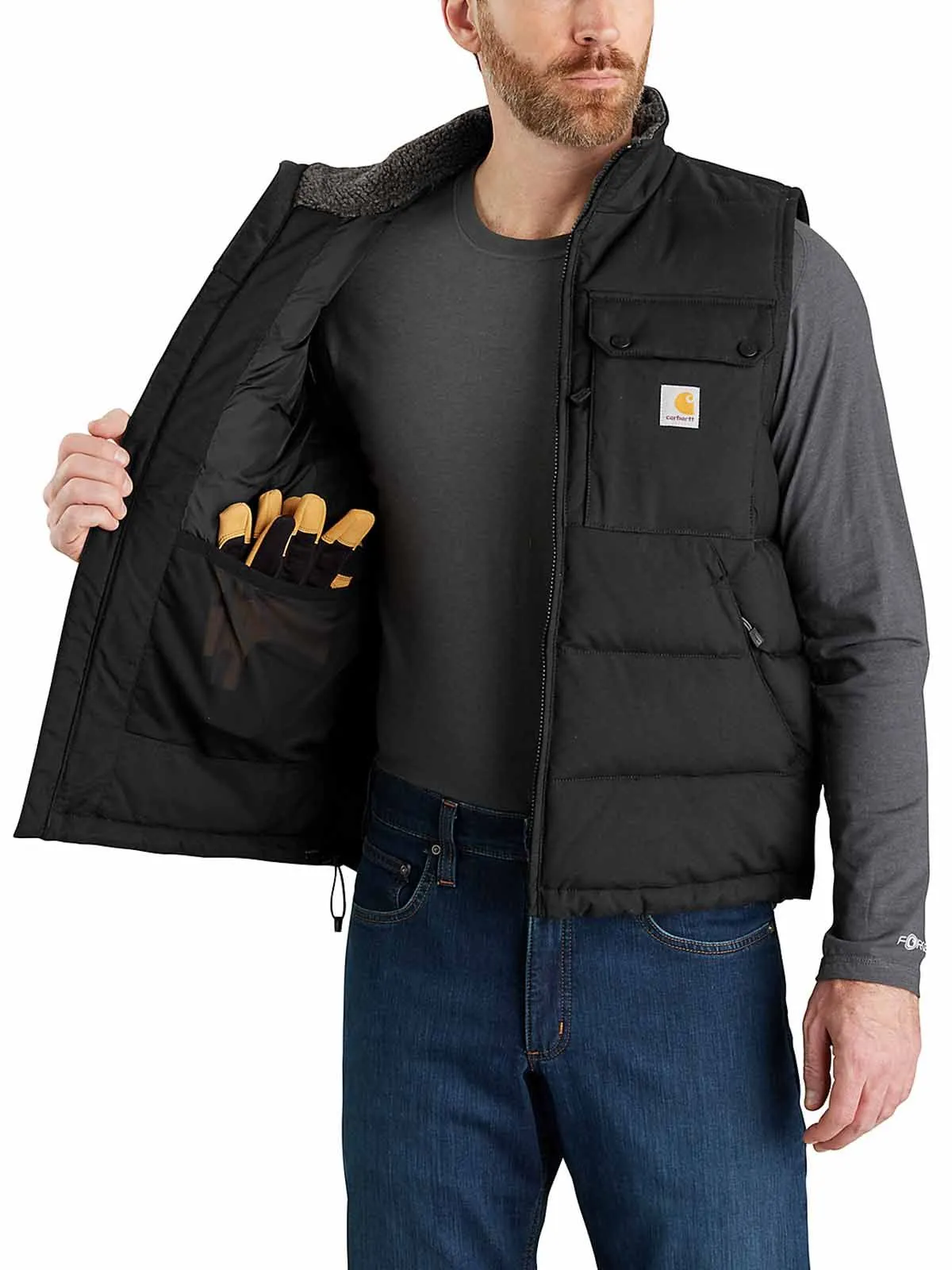 105475&#x20;Work&#x20;Vest&#x20;Montana&#x20;Insulated&#x20;Sherpa&#x20;Carhartt&#x20;-&#x20;Black&#x20;-&#x20;XXL