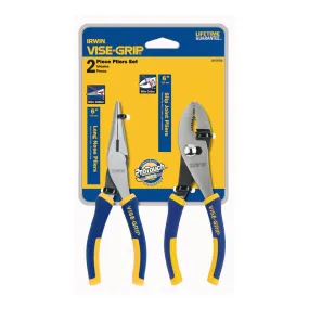 2 Piece ProPliers Set - 6" Slip Joint and 6" Long Nose VGP2078702