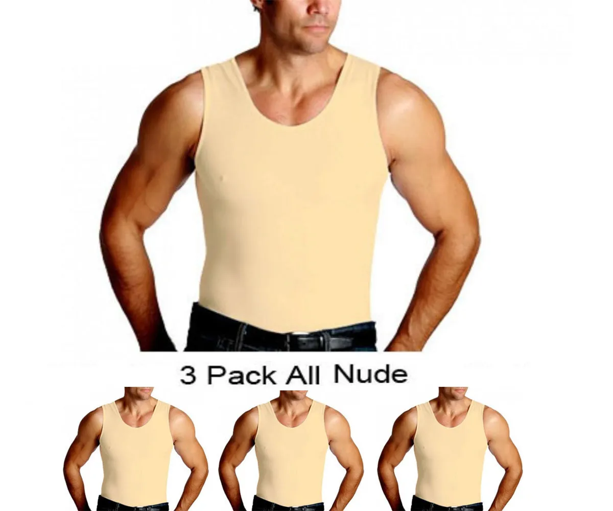 3-Pack Insta Slim Compression Muscle Tank MS0003 by InstantFigure - InstaSlim - InstantRecoveryMD