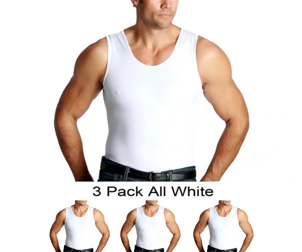 3-Pack Insta Slim Compression Muscle Tank MS0003 by InstantFigure - InstaSlim - InstantRecoveryMD