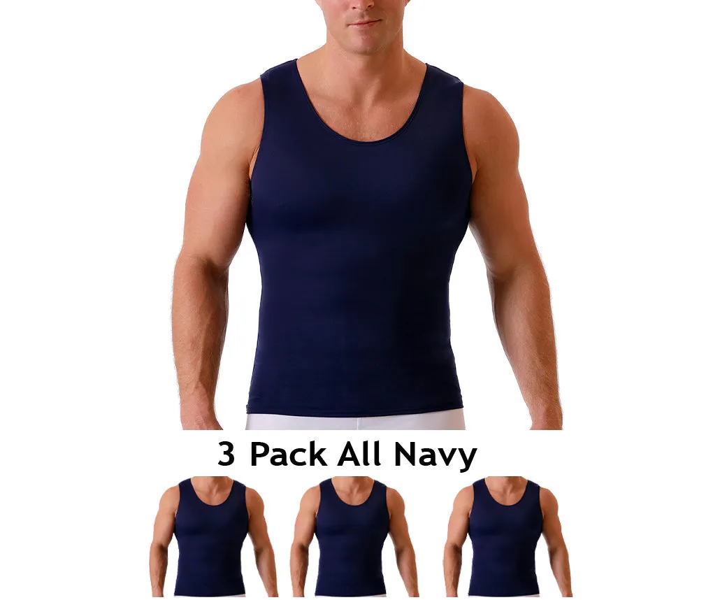 3-Pack Insta Slim Compression Muscle Tank MS0003 by InstantFigure - InstaSlim - InstantRecoveryMD