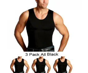 3-Pack Insta Slim Compression Muscle Tank MS0003 by InstantFigure - InstaSlim - InstantRecoveryMD