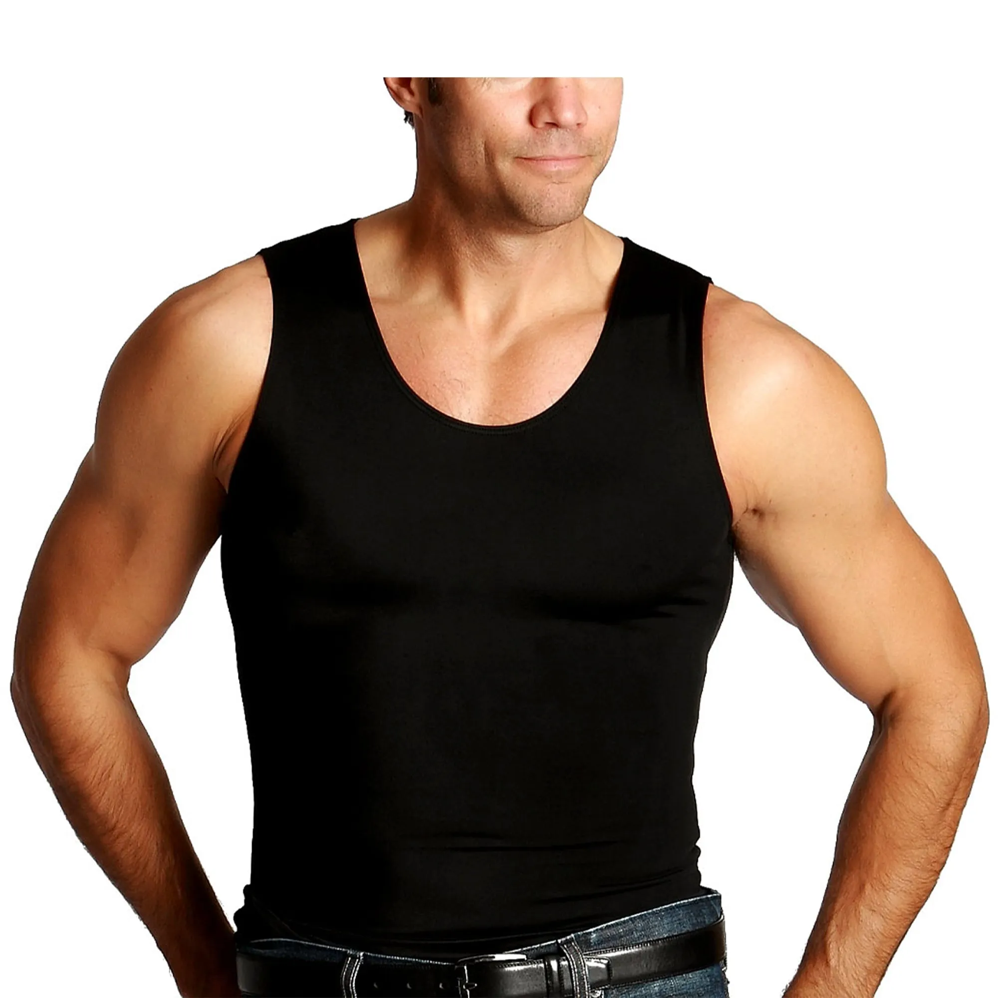 3-Pack Insta Slim Compression Muscle Tank MS0003 by InstantFigure - InstaSlim - InstantRecoveryMD