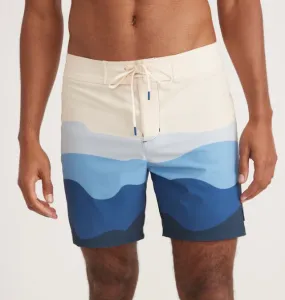 4-Way Stretch Board Short - Blue Wave