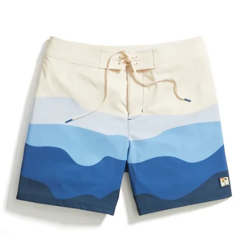 4-Way Stretch Board Short - Blue Wave