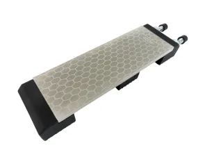 400/1000 Grit 8" x 3" Diamond Sharpening Stone with Anti-Slip Stone Holder 107202 &107214