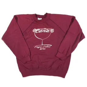 80s Cana fingerlakes wine sweatshirt. medium fit
