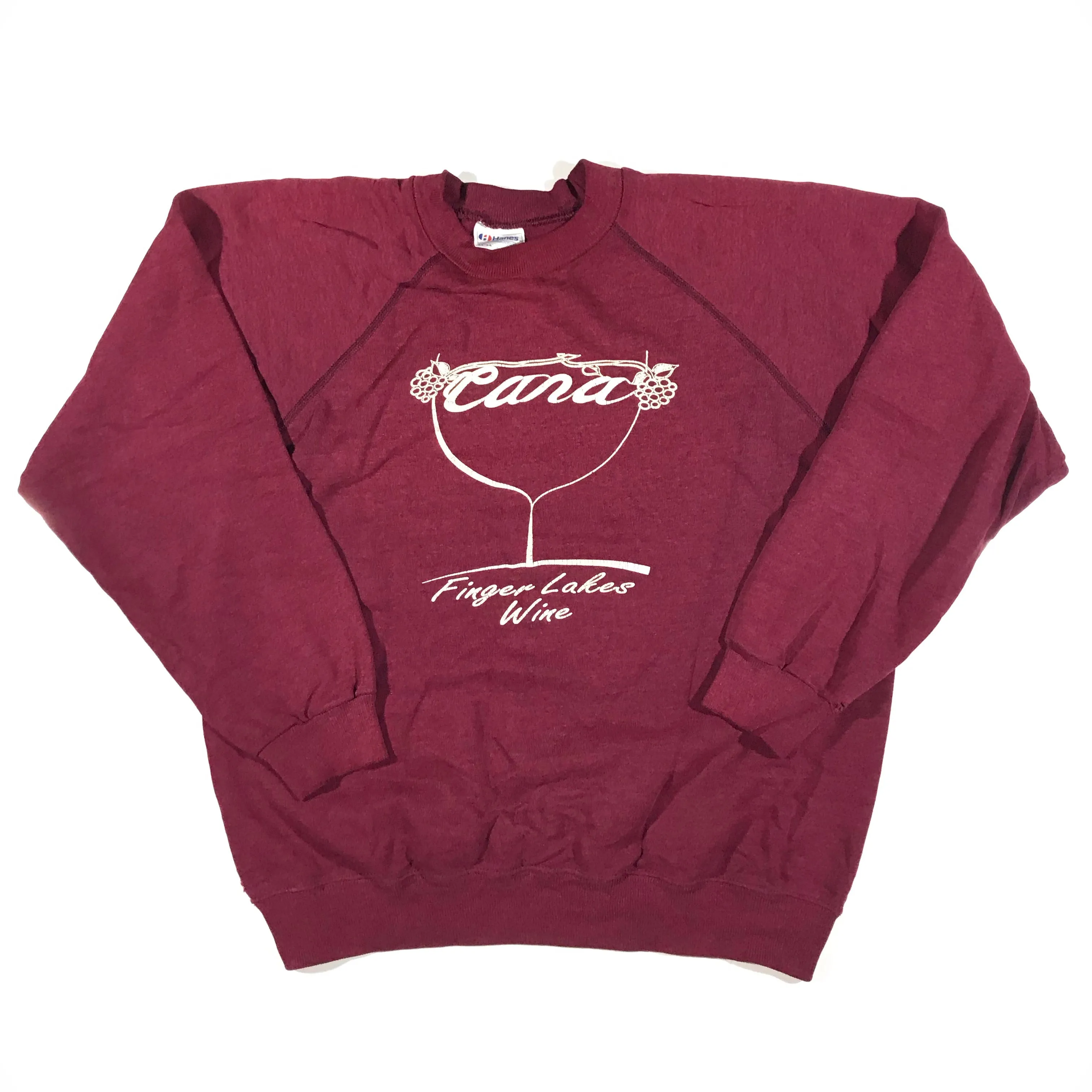 80s Cana fingerlakes wine sweatshirt. medium fit