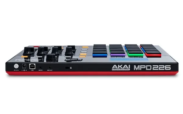 Akai MPD226 MIDI Pad Controller with MPC Style Pads and Faders