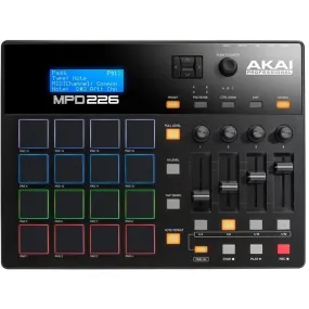 Akai MPD226 MIDI Pad Controller with MPC Style Pads and Faders