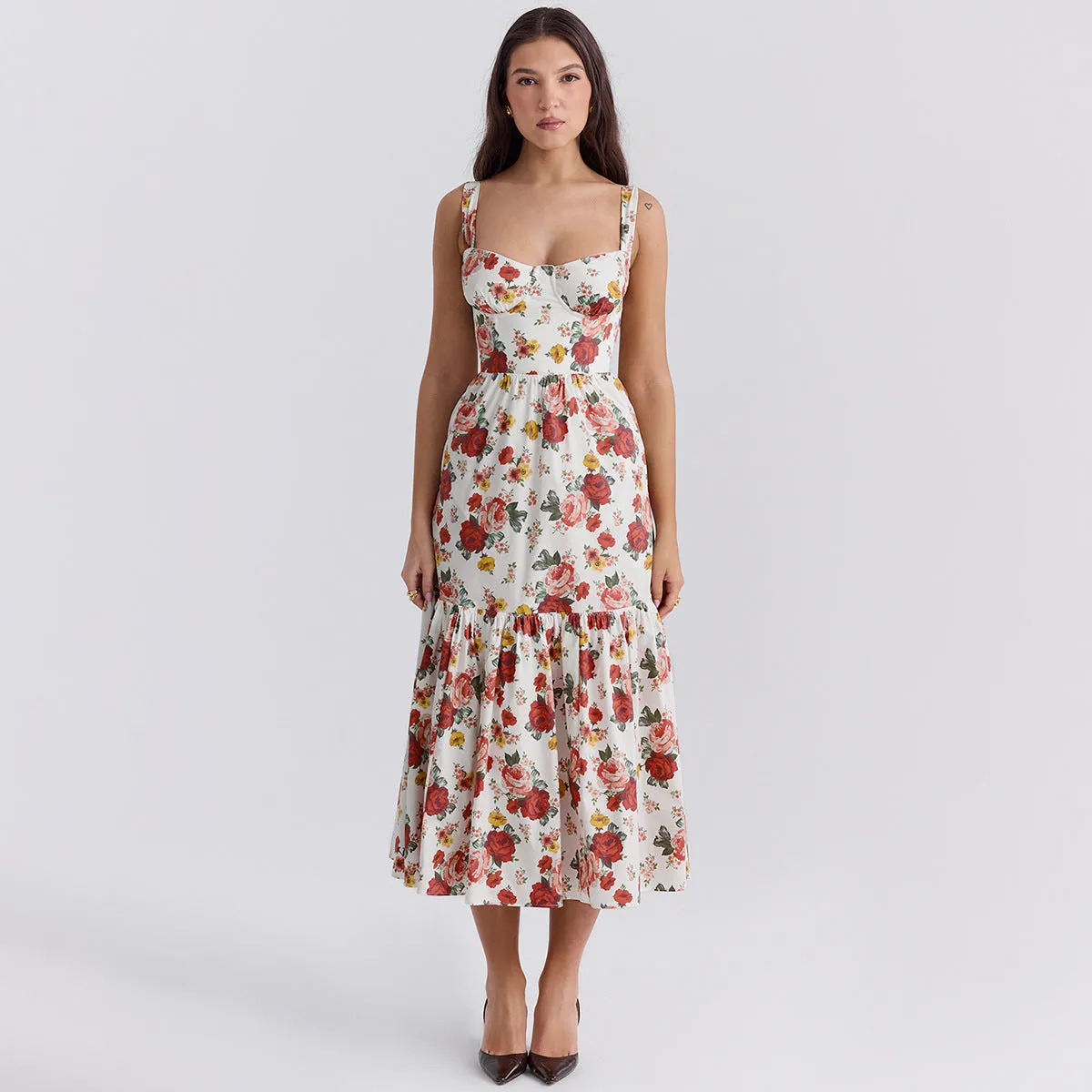 Alejandra Floral Midi Dress