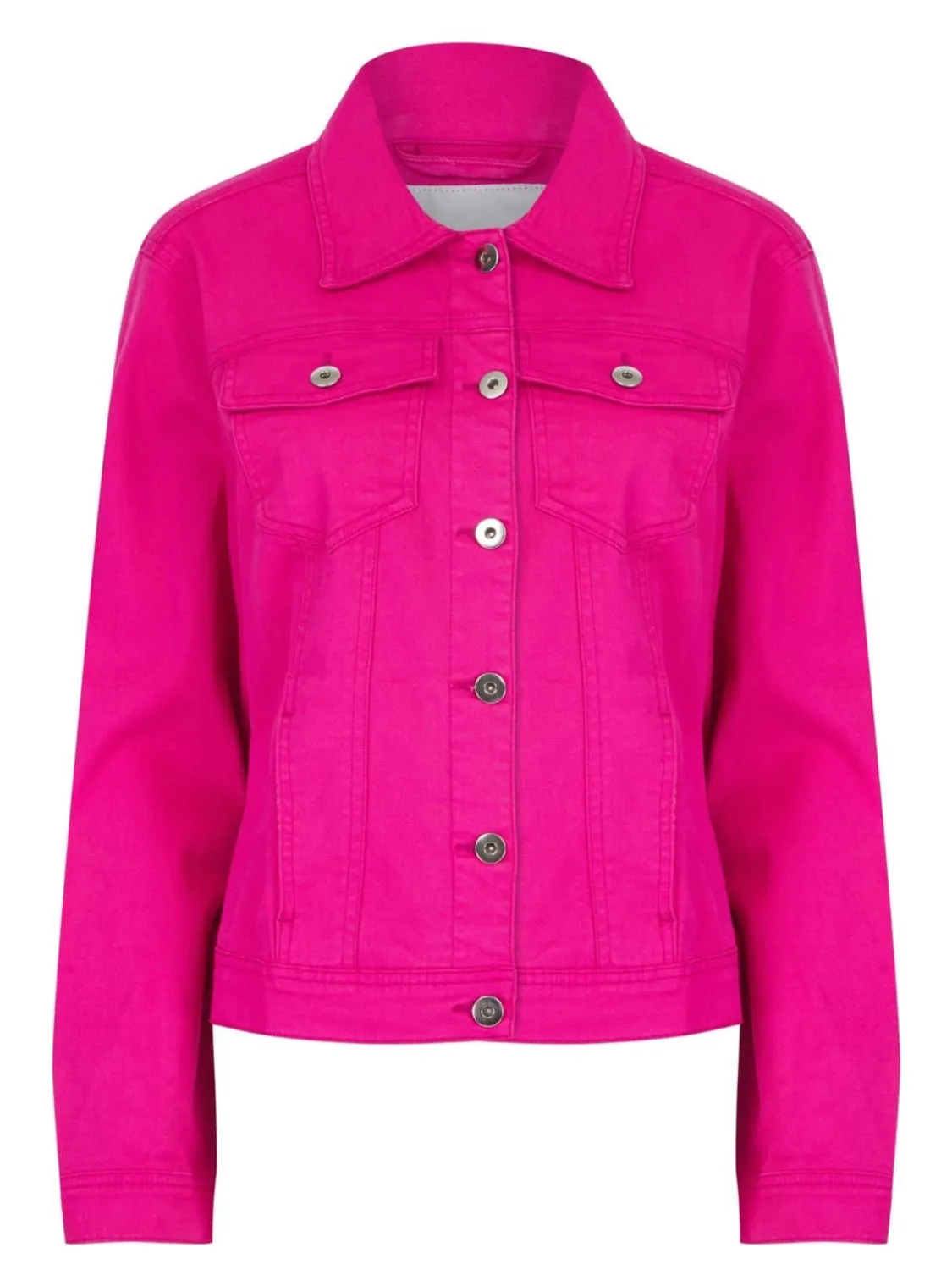 Amara Reya Stretchy Pink Denim Jacket