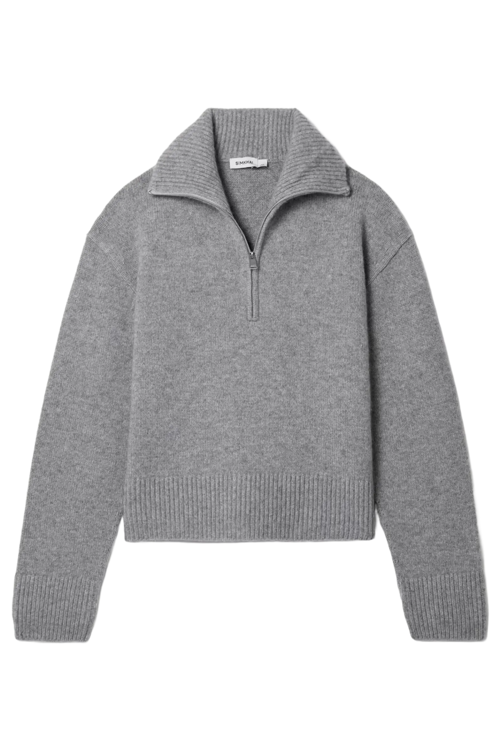 Andes Cashmere Half-zip Sweater