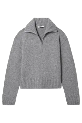 Andes Cashmere Half-zip Sweater