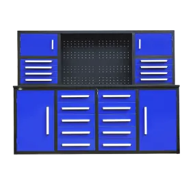 [AS-IS] 7' Garage Storage Cabinet with 18 Drawers, 4 Cabinets,TX pick-up