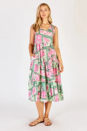 Audrey Tiered Midi Dress