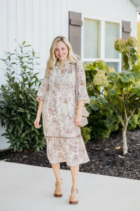 Back at It Midi Dress