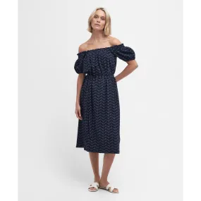 Barbour Hollowtree Dress Navy LDR0774NY73