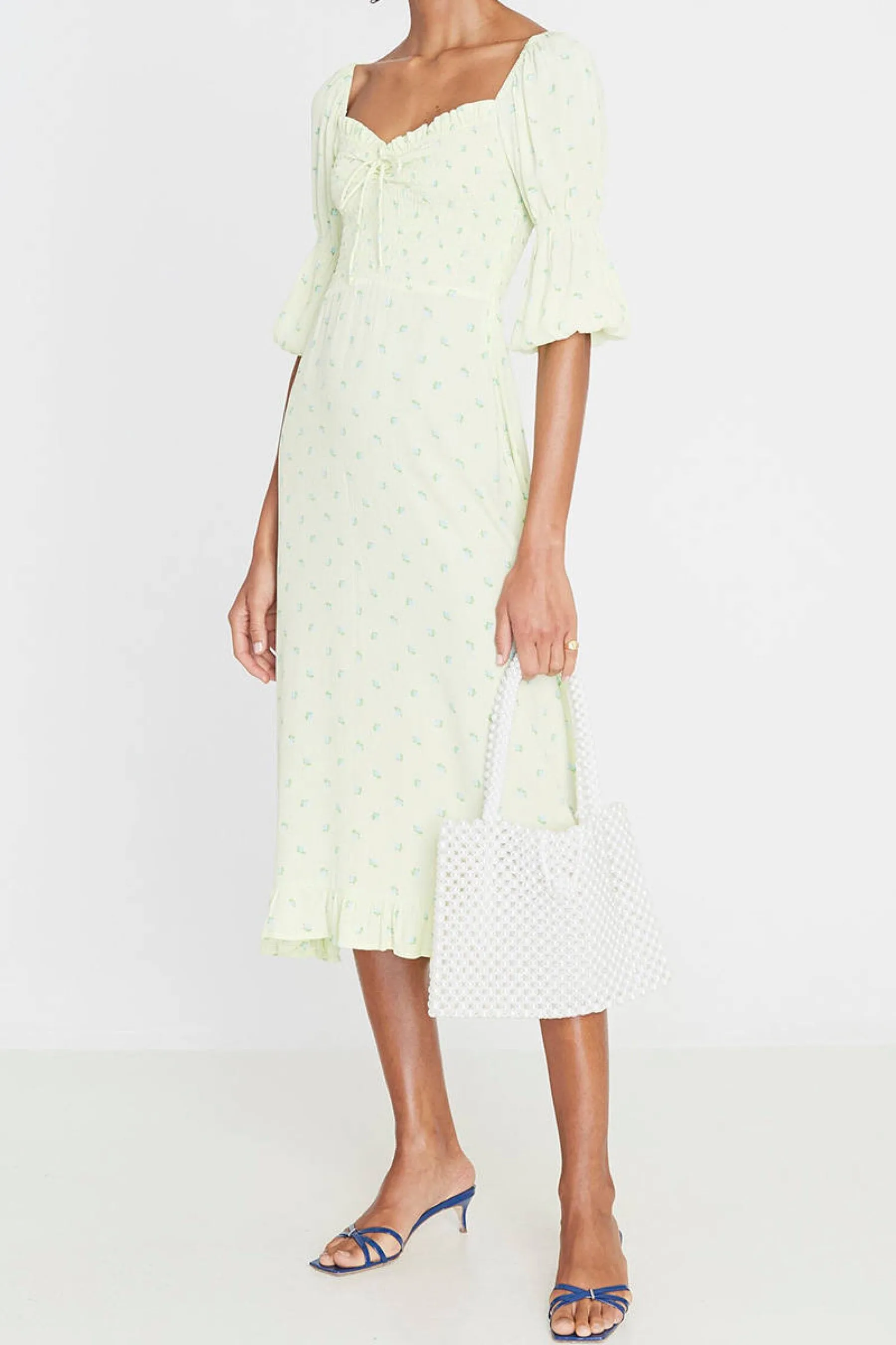 Bisset Floral Nora Midi Dress