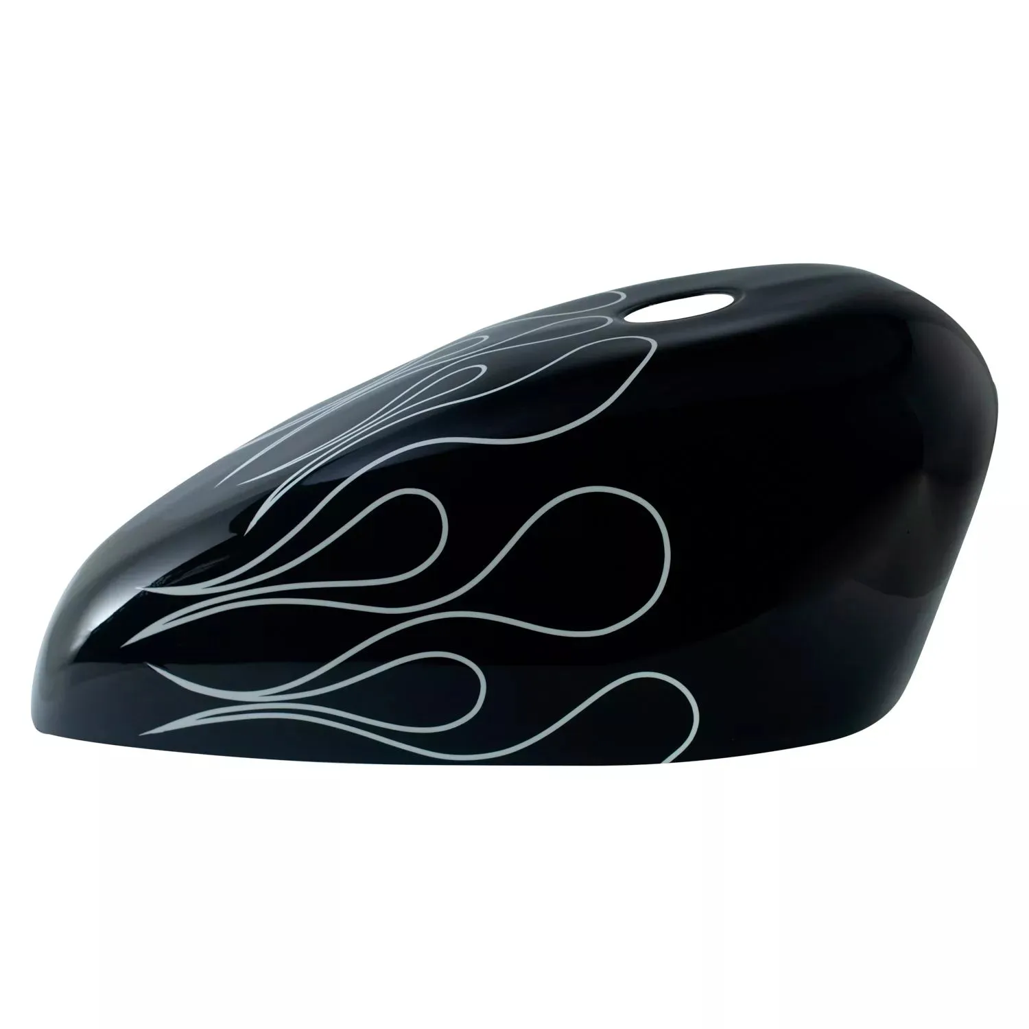 BLACK & WHITE STRIPE FLAMES - Iron