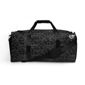 Black Pattern Duffle Bag