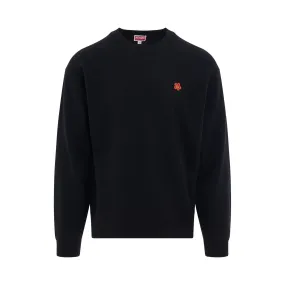 Boke Flower Crest Jumper in Black