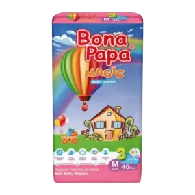 BONA PAPA MAGIC BABY DIAPERS 3 MIDI 5-10KG 40PCS