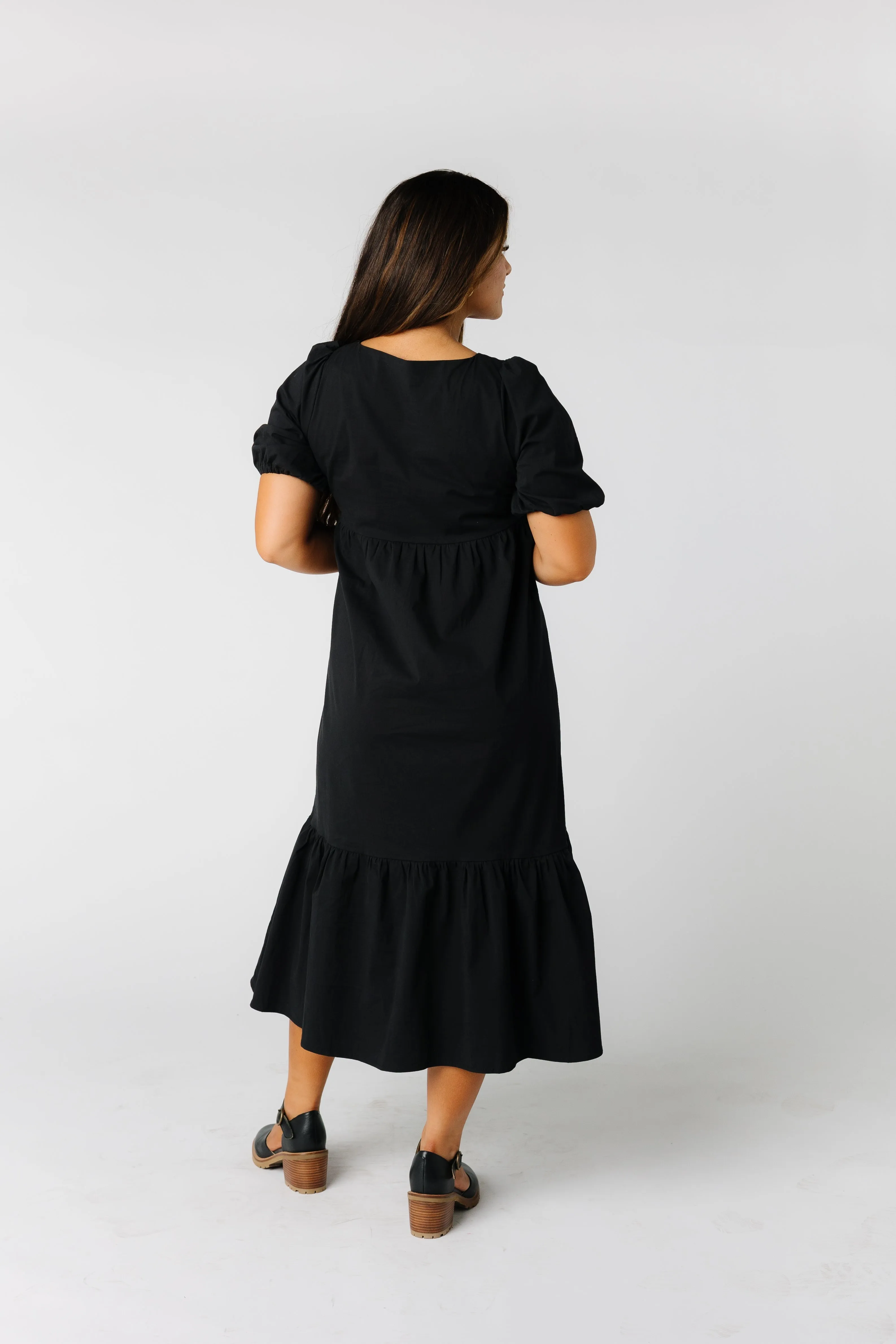 Brass & Roe Polly Square Neck Dress