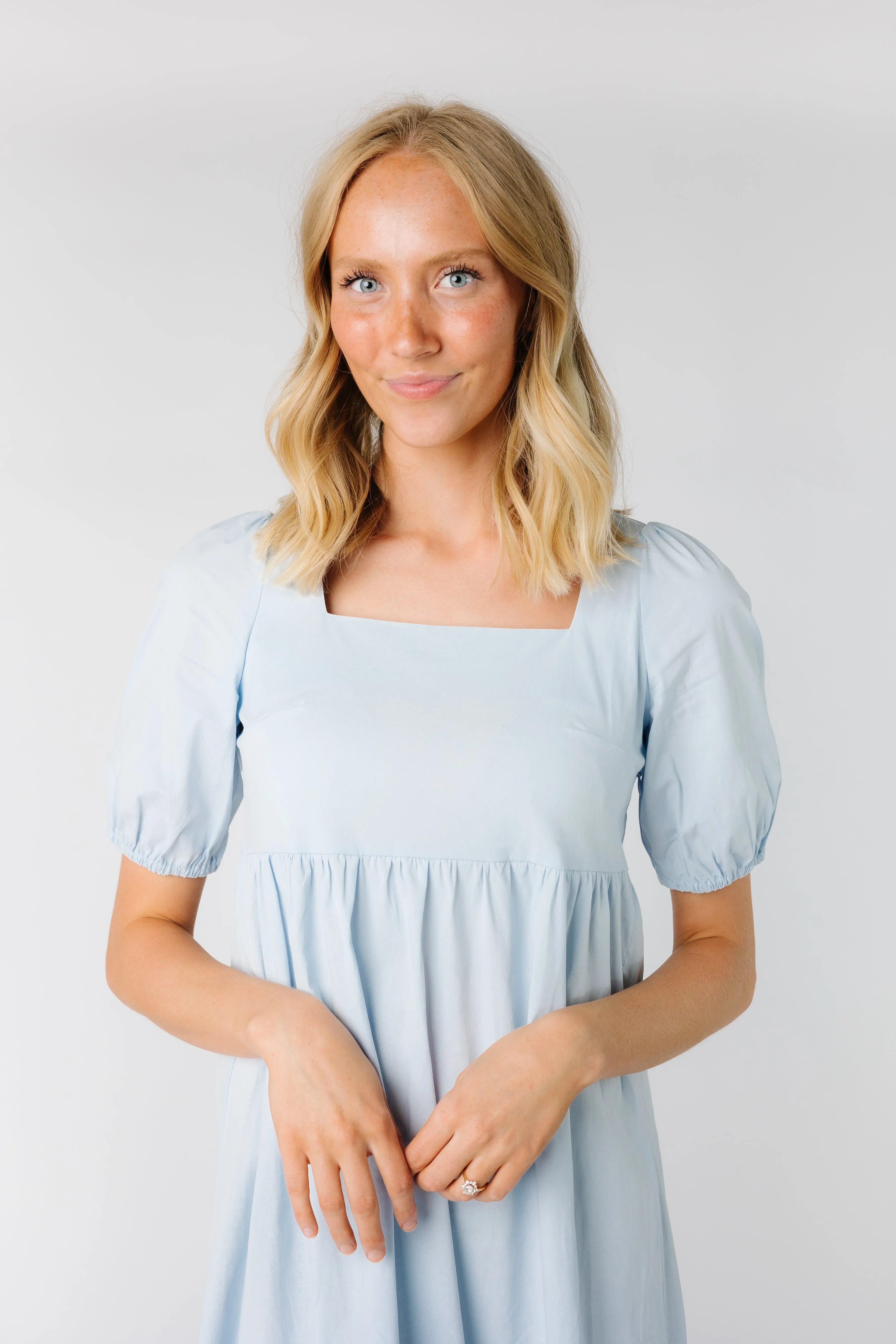 Brass & Roe Polly Square Neck Dress
