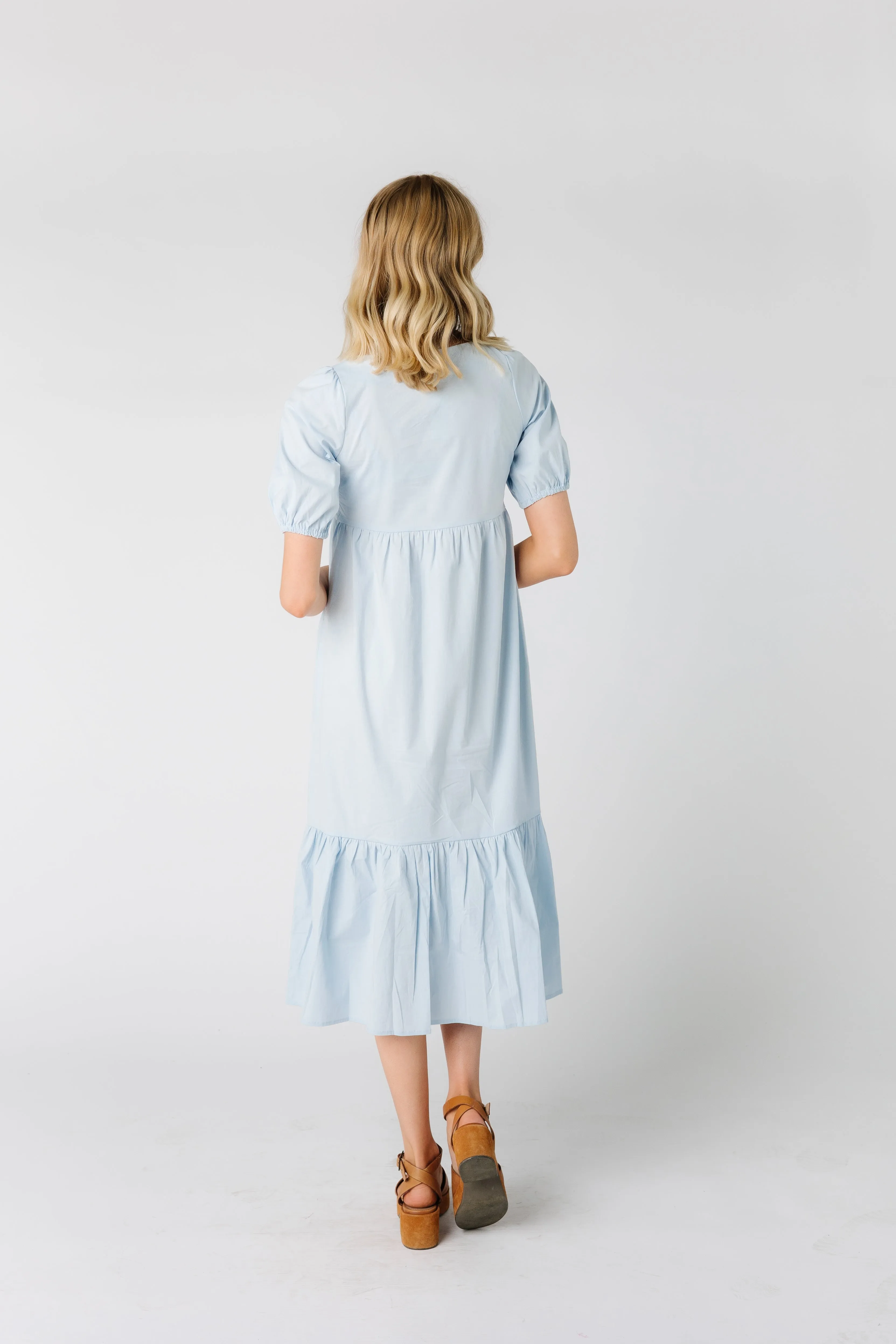 Brass & Roe Polly Square Neck Dress