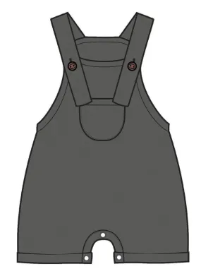Charcoal Shortie Overall