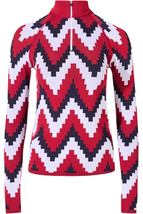 Chevron 1/4-Zip Base Layer Top
