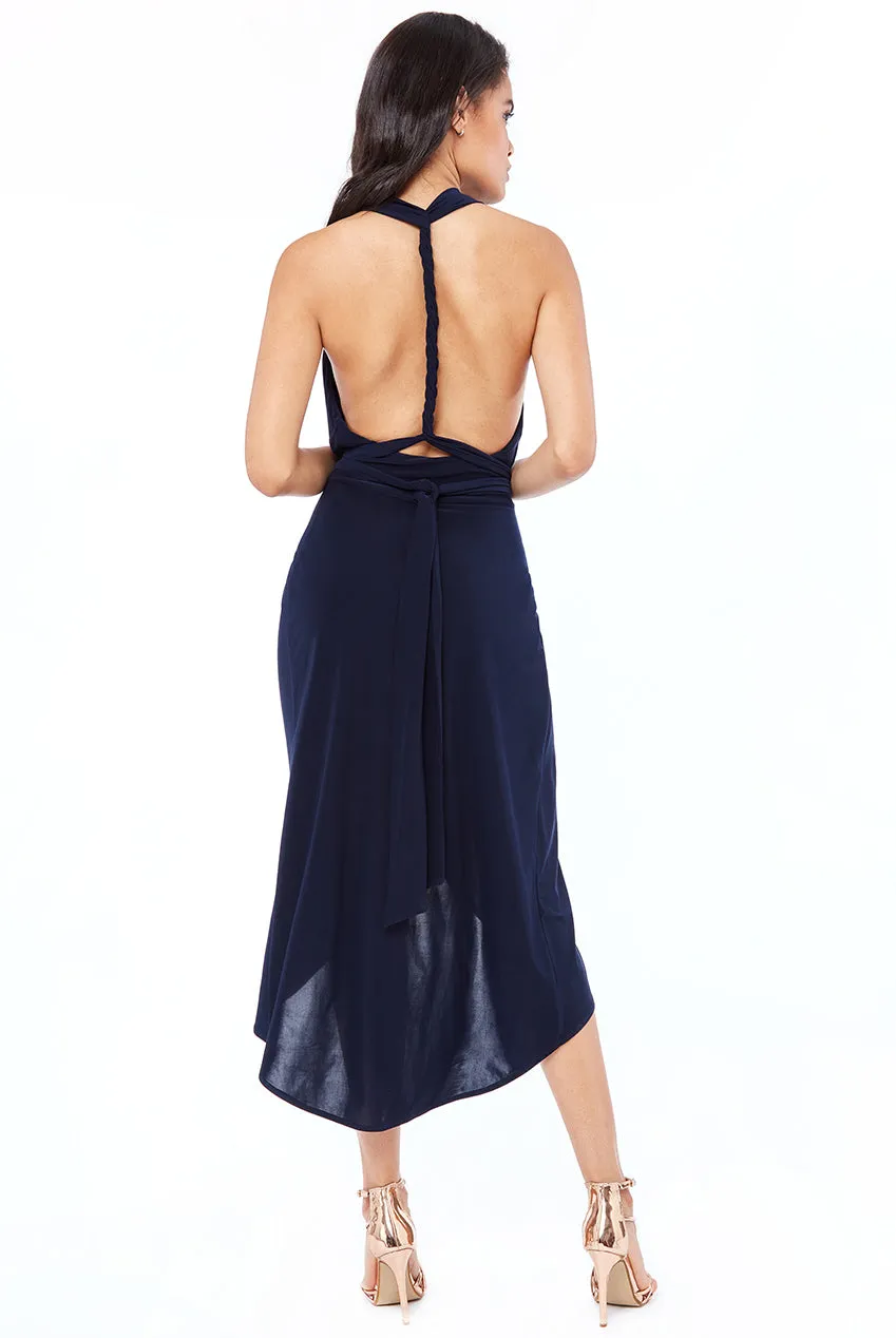City Goddess Wrap Midi Multiway Dress