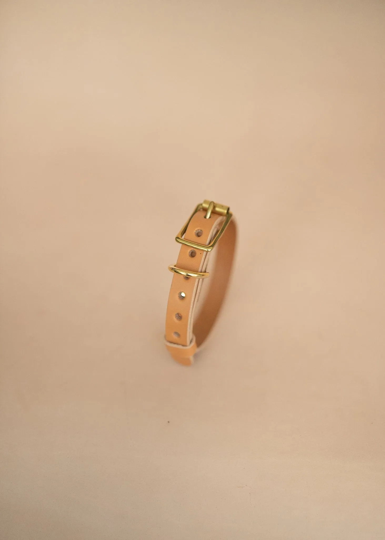 Classic Dog Collar - 18mm - Natural