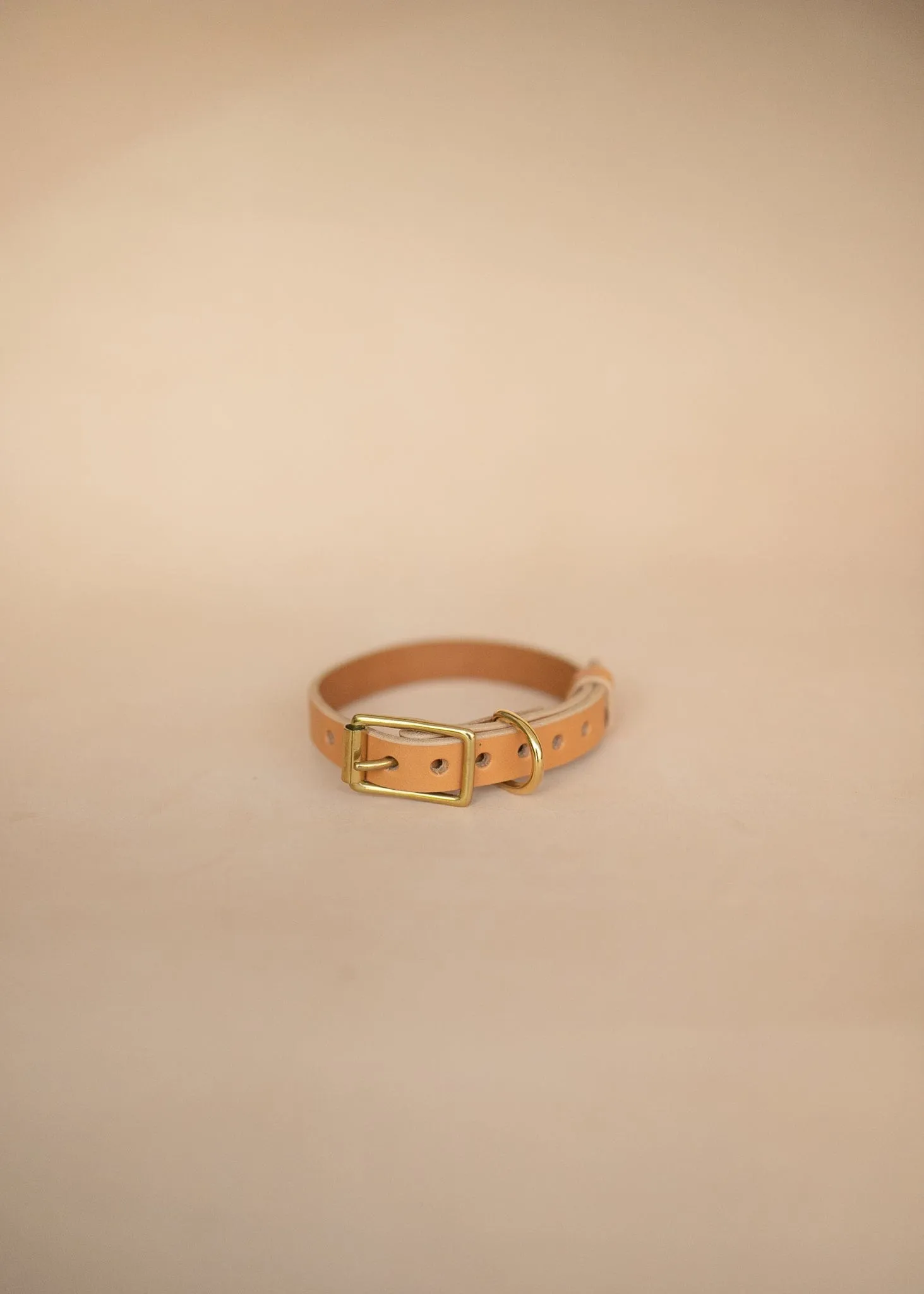 Classic Dog Collar - 18mm - Natural
