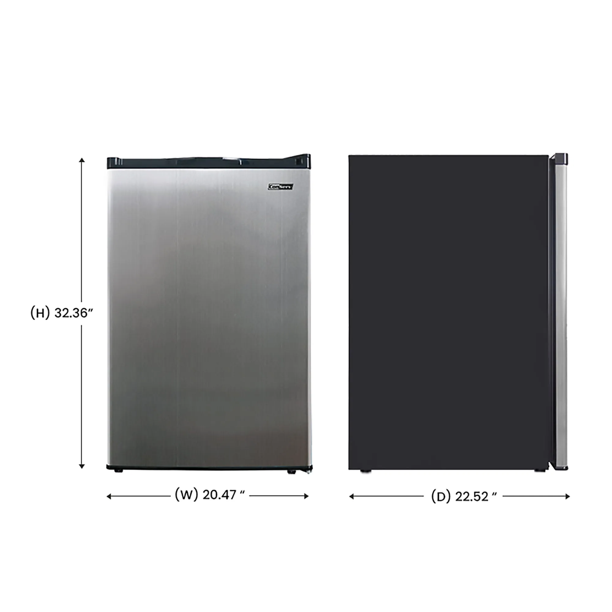 Conserv 3cf Mini Upright Freezer Stainless 110V