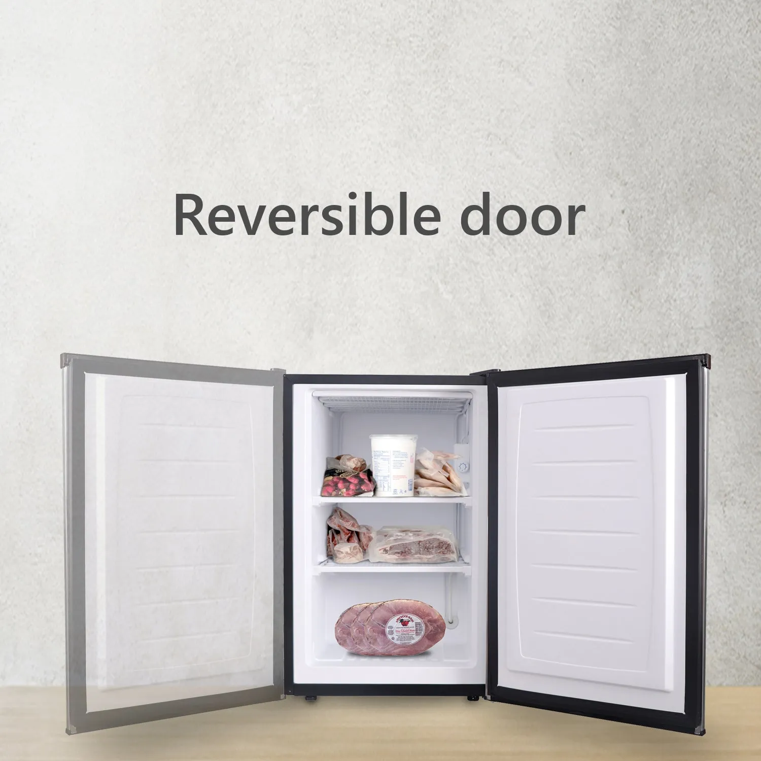Conserv 3cf Mini Upright Freezer Stainless 110V