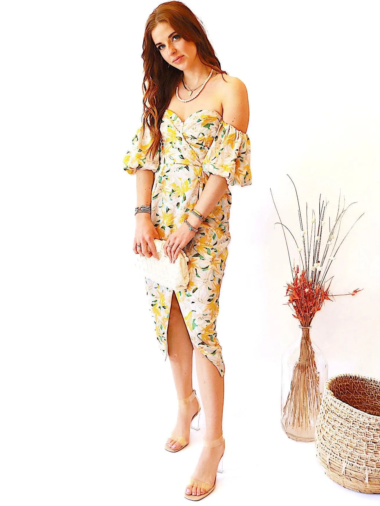 Crystal Floral Dress