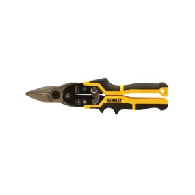 DeWALT DWHT14675 Aviation Snip, 11.9 in OAL, 1-1/2 in L Cut, Straight Cut, Steel Blade, Cushion-Grip Handle