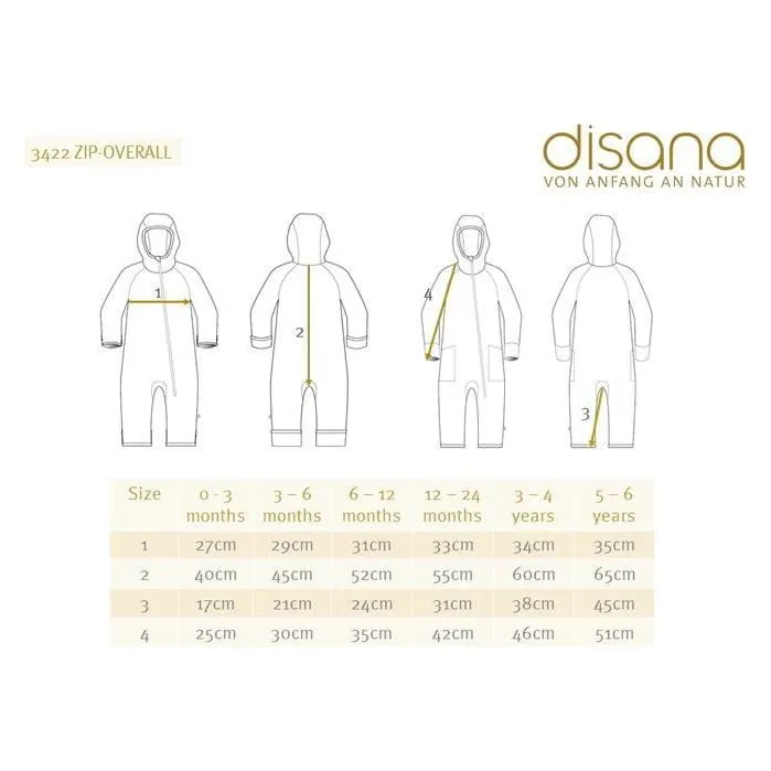 Disana Babies' Zip-Up Overall