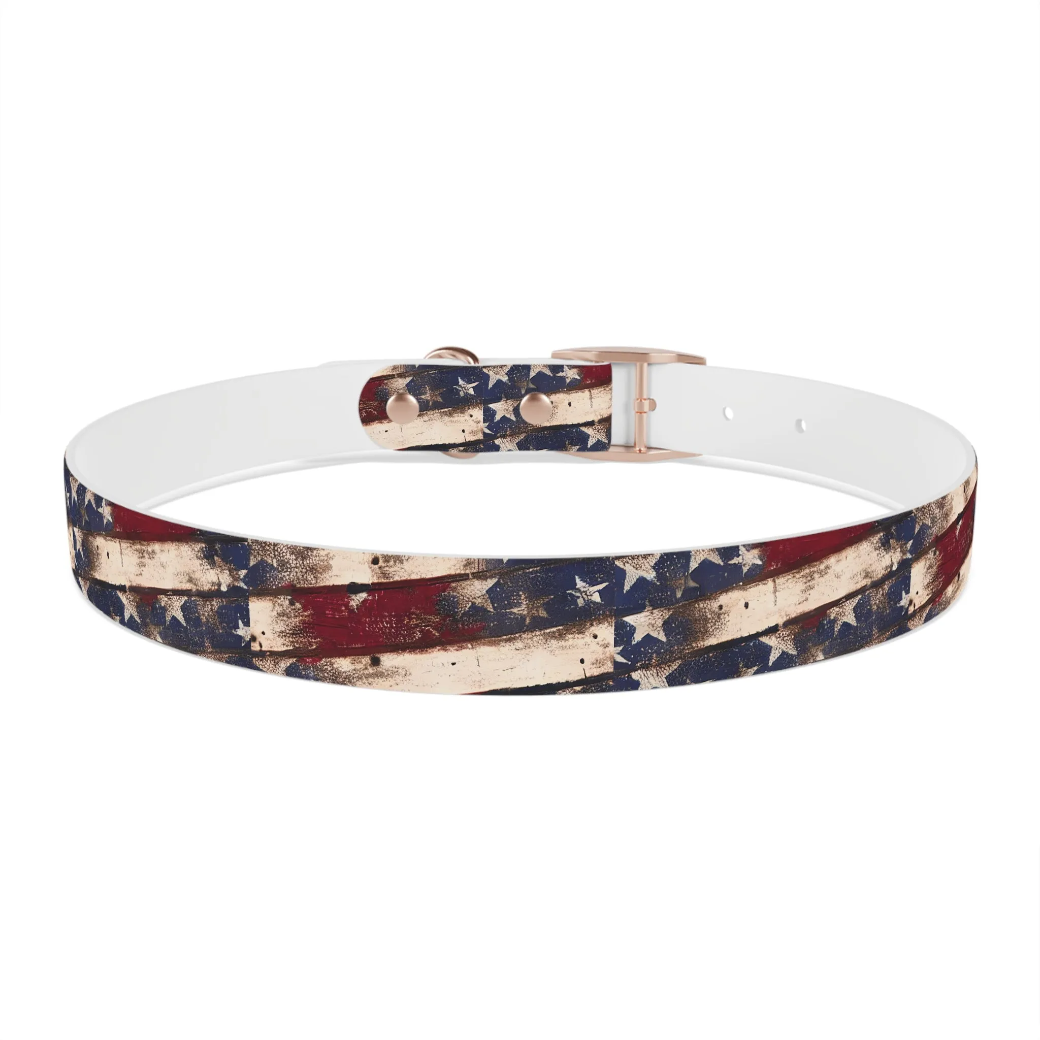 Distressed Flag Dog Collar