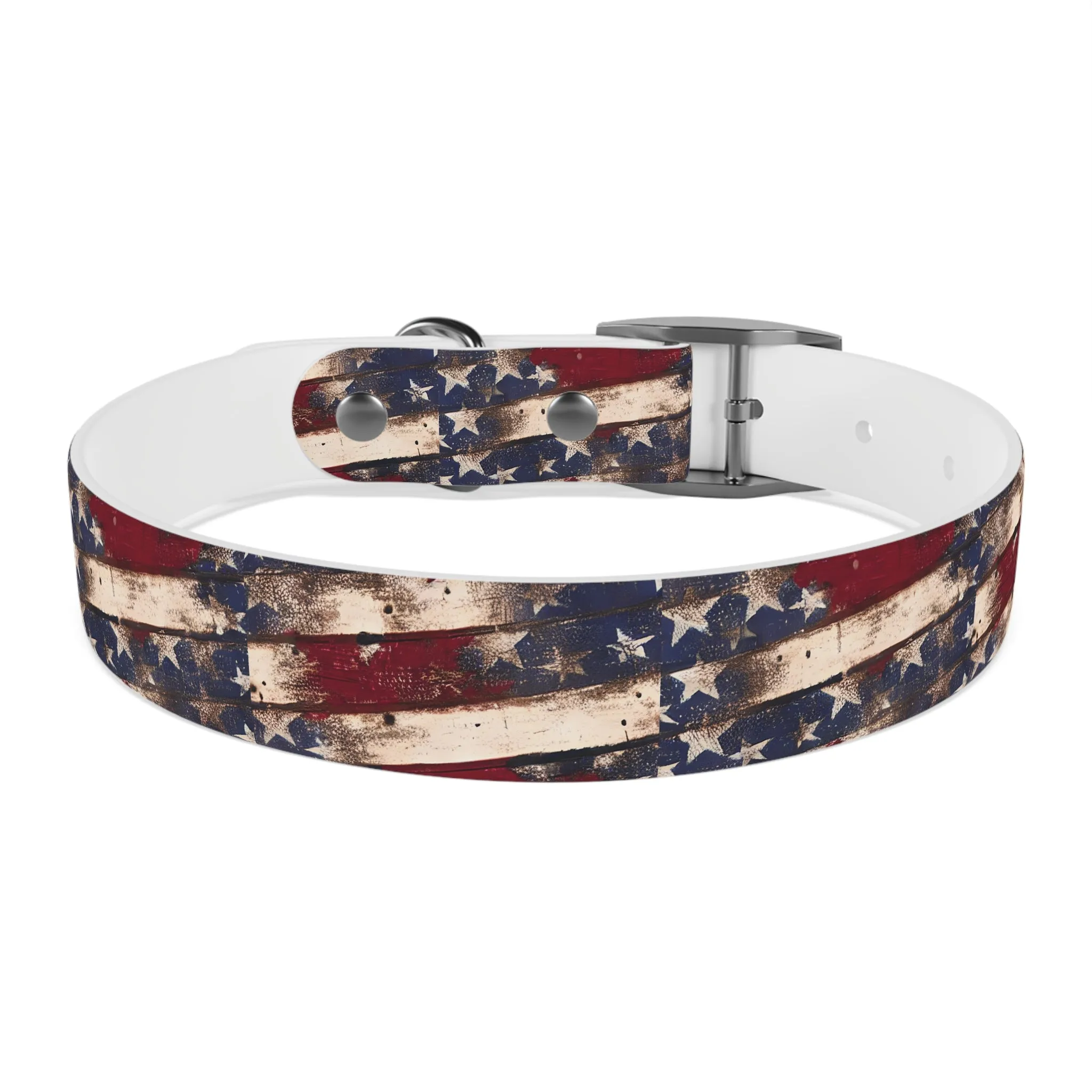 Distressed Flag Dog Collar