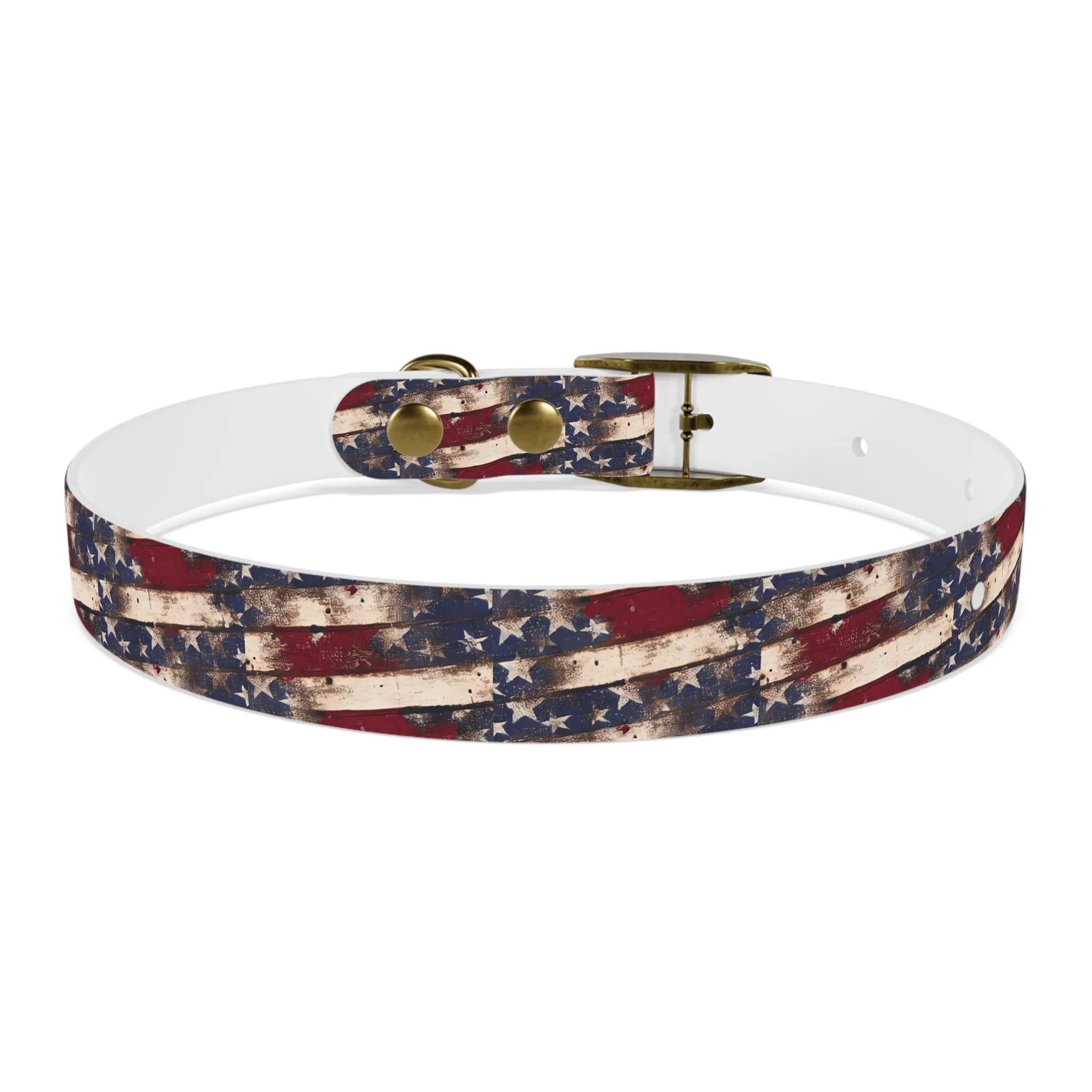 Distressed Flag Dog Collar