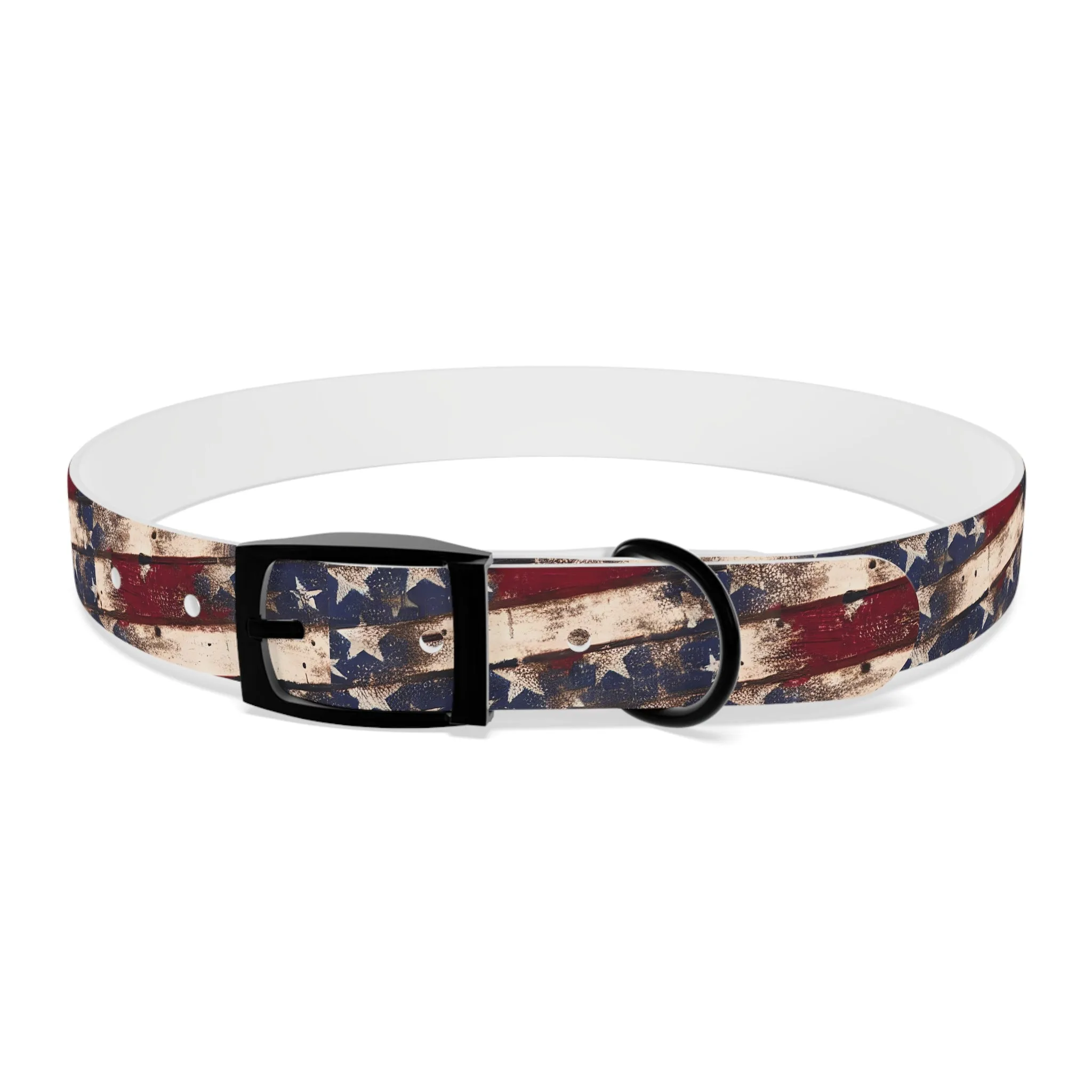 Distressed Flag Dog Collar