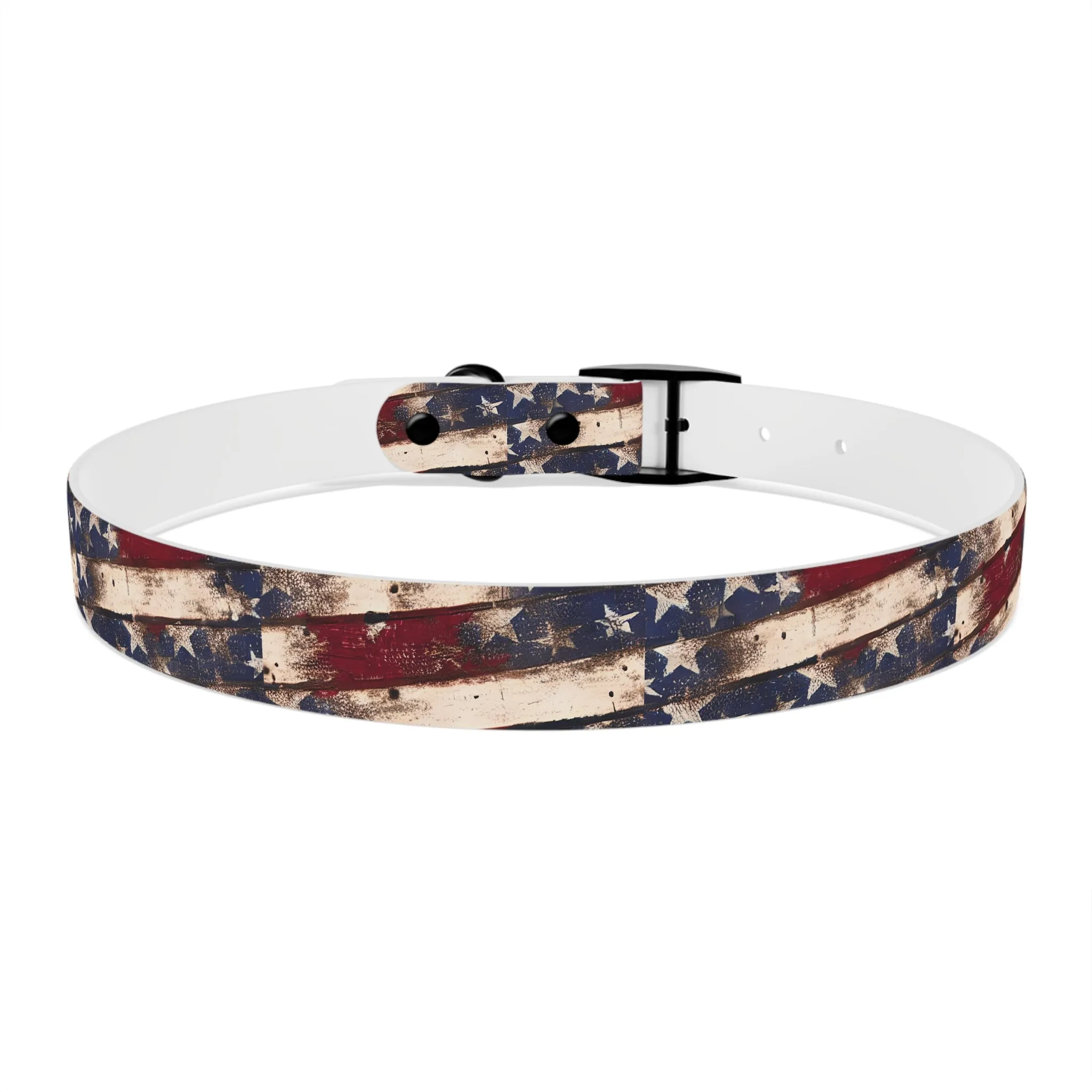 Distressed Flag Dog Collar