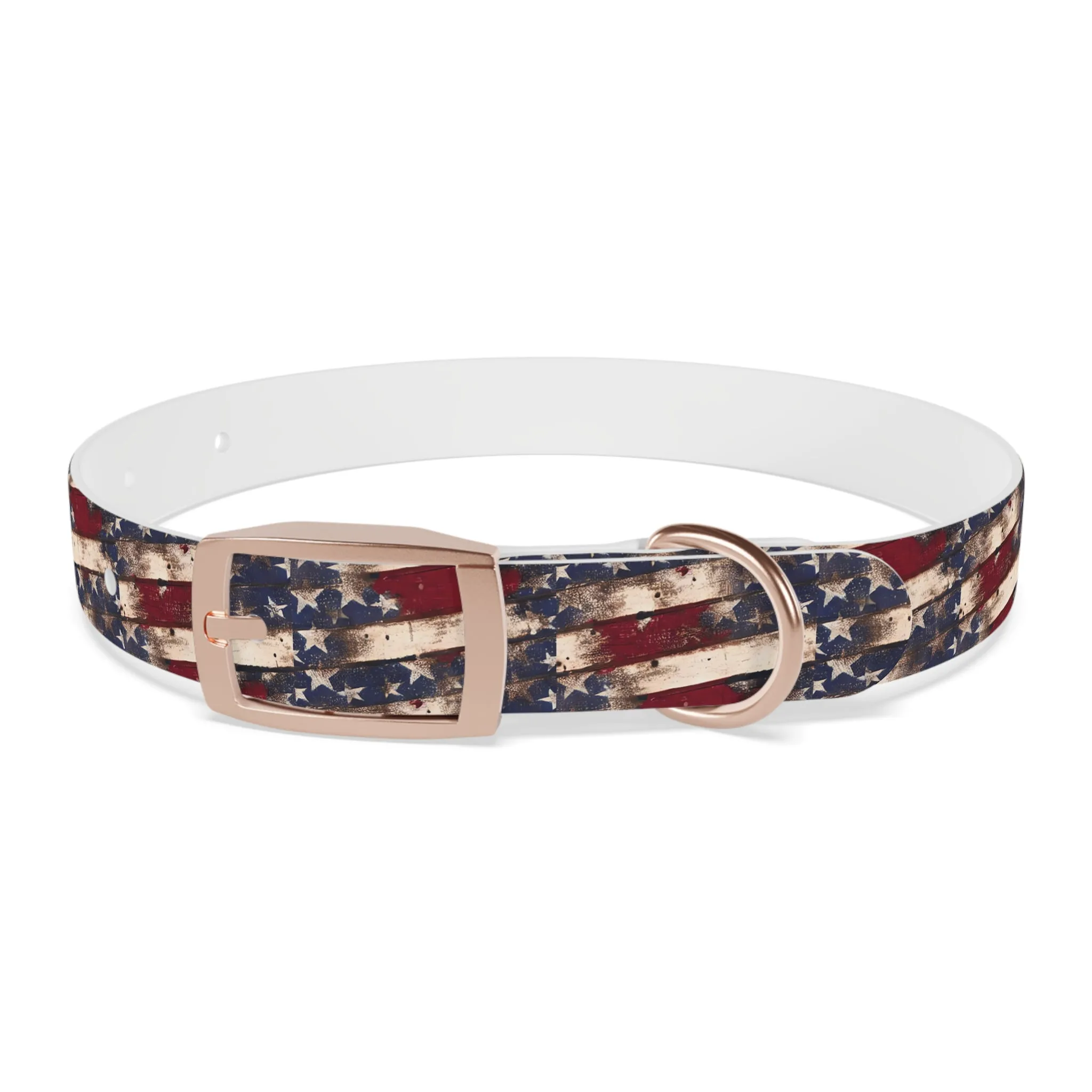 Distressed Flag Dog Collar