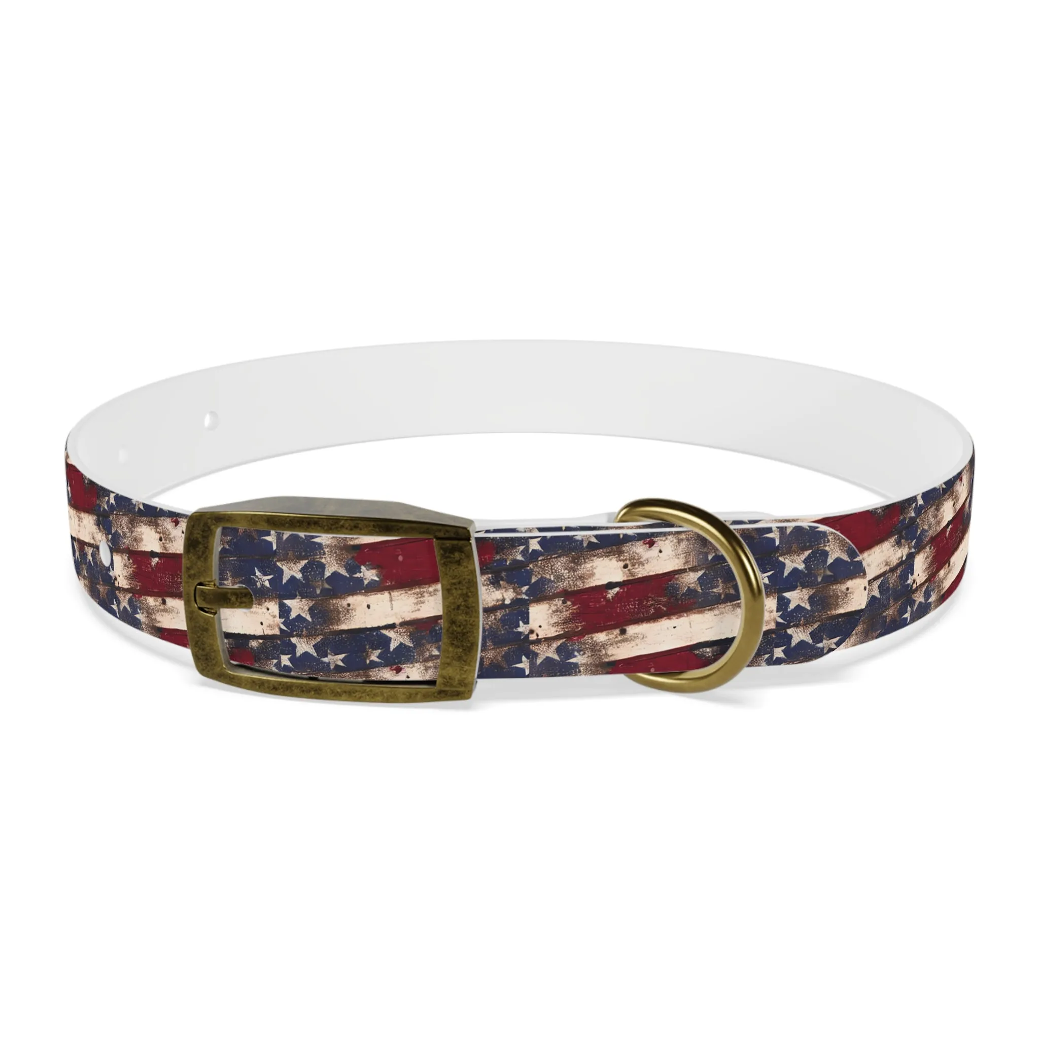 Distressed Flag Dog Collar