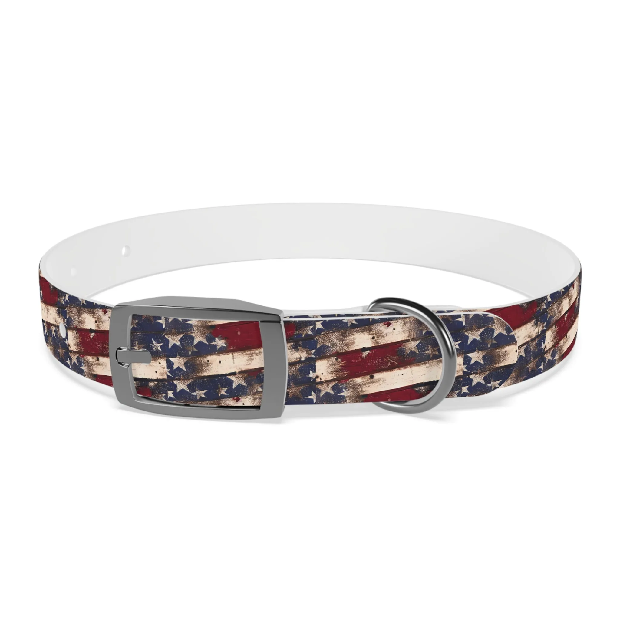 Distressed Flag Dog Collar
