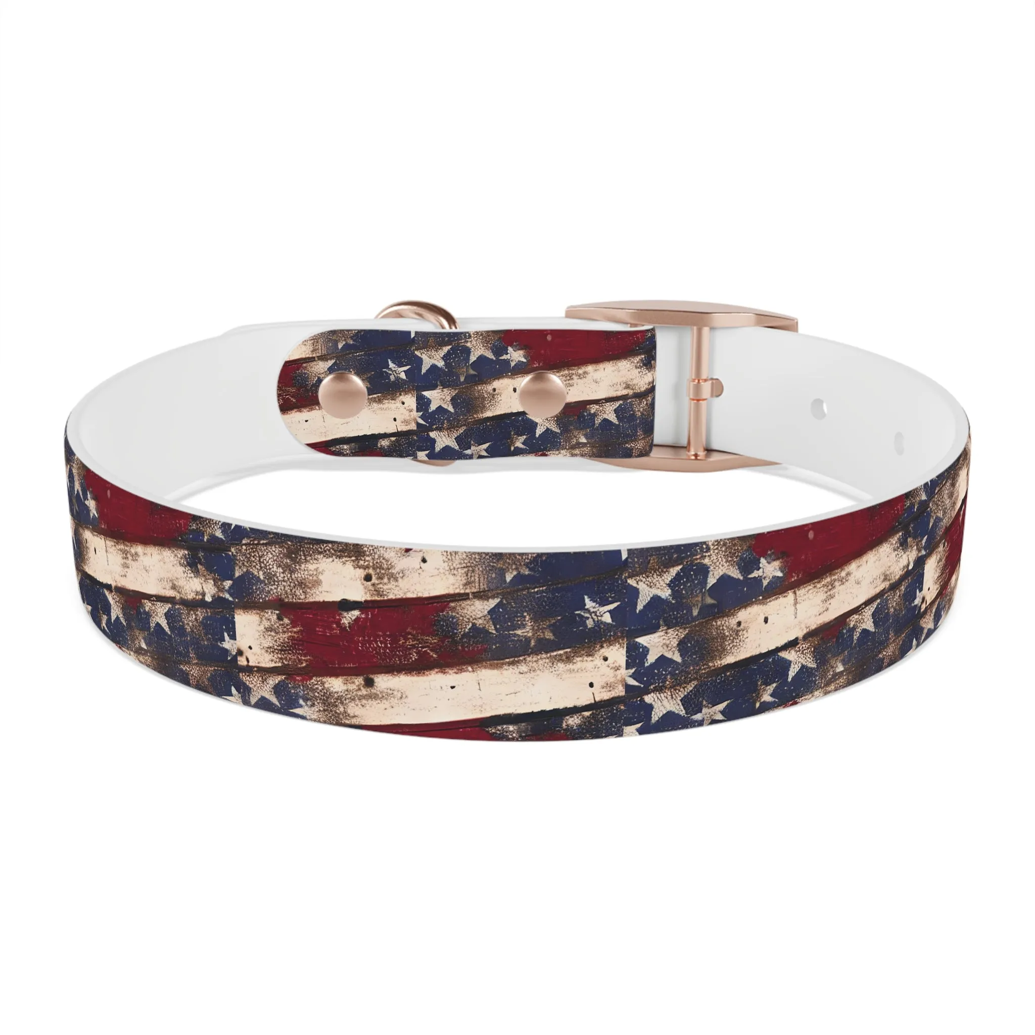 Distressed Flag Dog Collar
