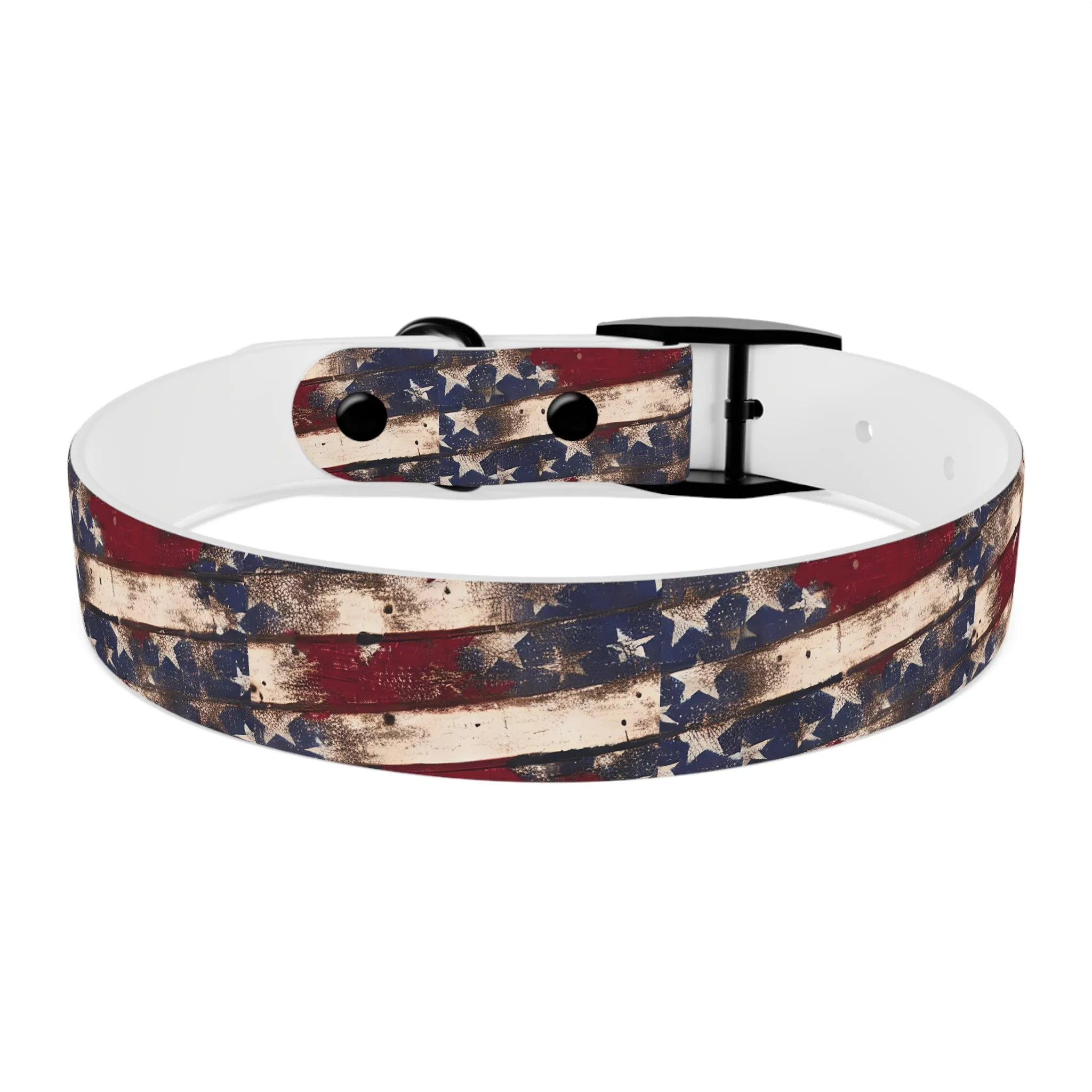 Distressed Flag Dog Collar